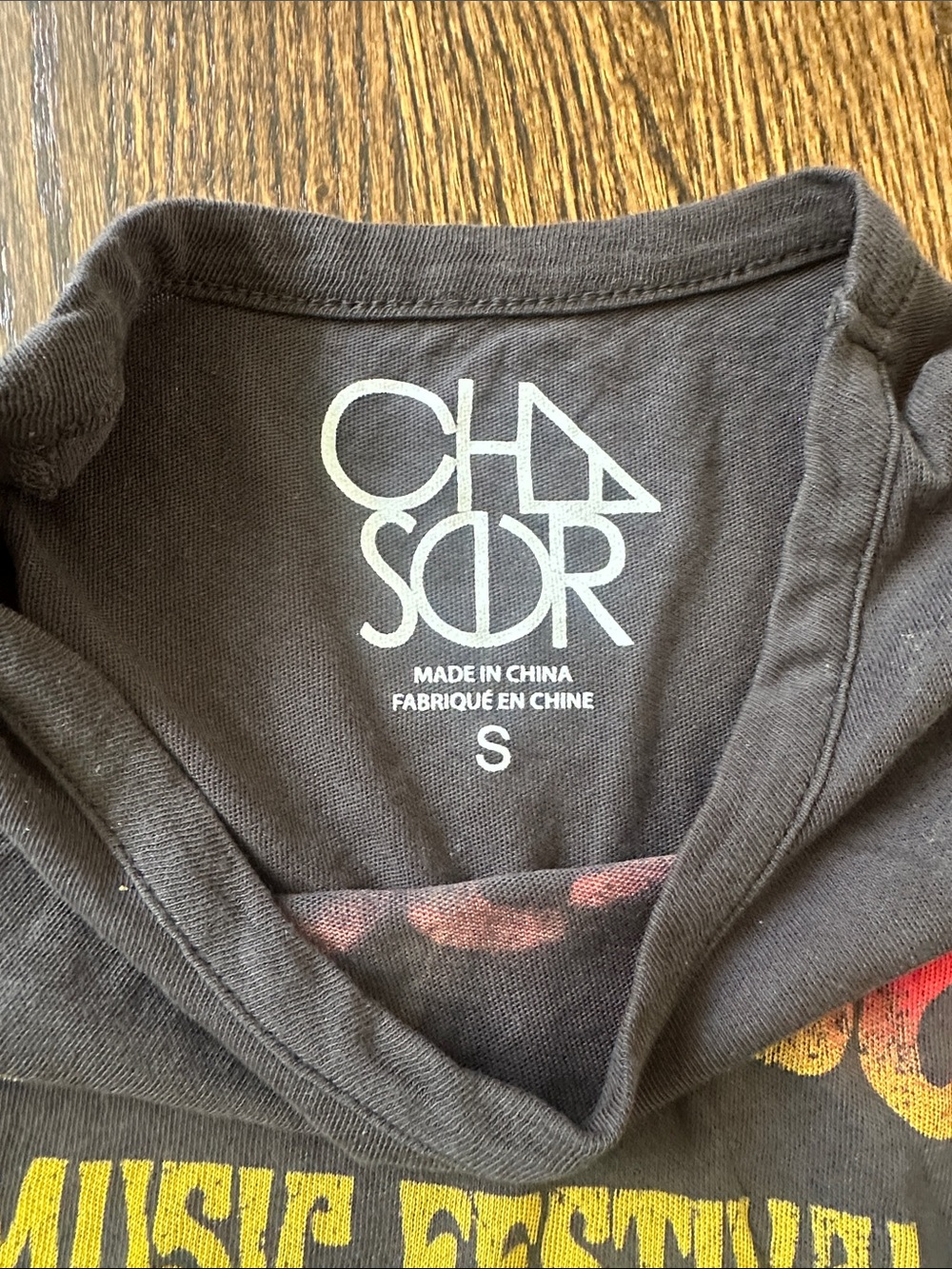 Chaser women’s Woodstock tshirt, size small - Picture 2 of 3